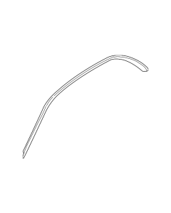 Subaru OEM Weather Stripping Trim/Retainer - Left (02-07 WRX - Sedan)