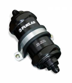 Fuelab 818 In-Line Fuel Filter (-6AN In/Out, 6 Micron)