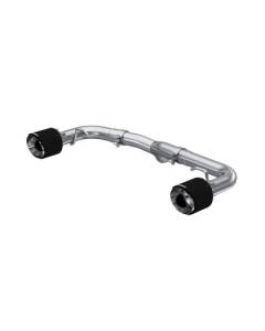 MBRP 2.5 Inch Axle back Exhaust - Dual Exit - Street Profile - Carbon Fiber Tips (13+ BRZ)