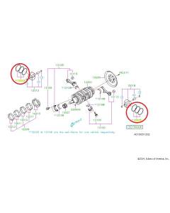 Subaru OEM BRZ Piston Rings (13-20 BRZ)