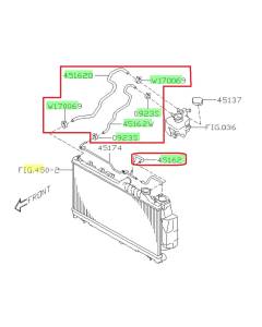 Subaru OEM Coolant Expansion Tank Hose Kit (17-21 STI)