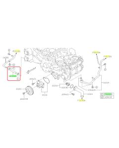 Subaru OEM Coolant Hose - 14472AA76A (17-23 Impreza)