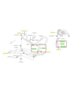 Subaru OEM Coolant Crossover Hose Kit (10-14 WRX)