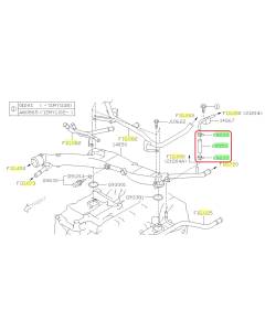 Subaru OEM Coolant Crossover Hose Kit (10-12 LGT)