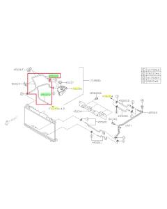 Subaru OEM Coolant Expansion Tank Hose Kit (06-08 Forester XT)