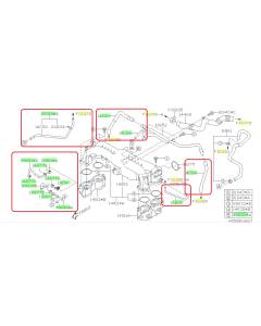 Subaru OEM PCV Hose Kit (09-11 Forester XT)