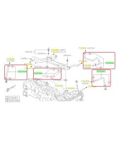 Subaru OEM Coolant Crossover Hose Kit (15-21 WRX - 6MT)