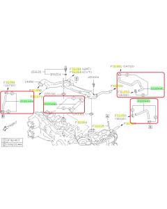 Subaru OEM Coolant Crossover Hose Kit (15-21 WRX - CVT)