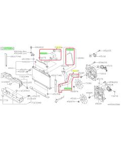 Subaru OEM Radiator Hose Kit (22+ WRX)