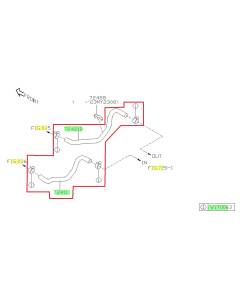 Subaru OEM Heater Core Hose Kit (22-23 WRX - 6MT)