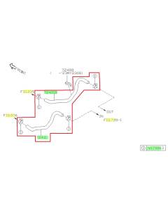 Subaru OEM Heater Core Hose Kit (22-23 WRX - CVT)