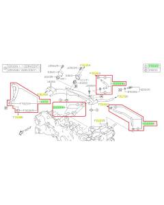 Subaru OEM Coolant Crossover Hose Kit (22+ WRX - CVT)