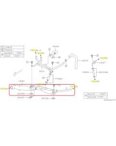 Subaru OEM Coolant Crossover Pipe (05-06 OBXT)