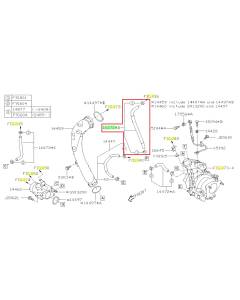 Subaru OEM Turbo Coolant Hose - 14472AA78A (19+ Ascent)