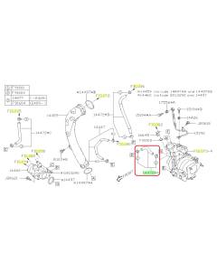 Subaru OEM Turbo Coolant Hose - 14472AA77B (19+ Ascent)