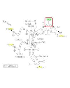 Subaru OEM Heater Hose - 72421XC01A (19+ Ascent)
