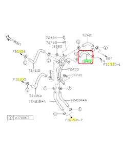 Subaru OEM Heater Hose - 72411XC01A (19+ Ascent)