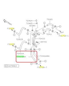 Subaru OEM Heater Hose - 72421XC02A (19+ Ascent)