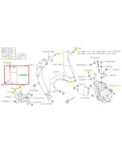 Subaru OEM Turbo Coolant Hose - 14472AB080 (24+ Ascent)