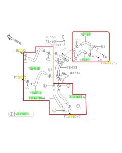 Subaru OEM Heater Hose Kit (19+ Ascent)