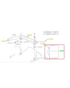 Subaru OEM Coolant Crossover Hose Kit (05-09 Legacy - 253)