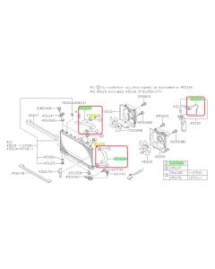 Subaru OEM Radiator Hose Kit (05-09 Legacy - 253)