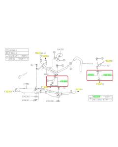 Subaru OEM Coolant Crossover Hose Kit (05-06 LGT)