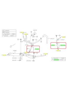 Subaru OEM Coolant Crossover Hose Kit (07-09 LGT)