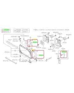 Subaru OEM Radiator Hose Kit (05-09 LGT)