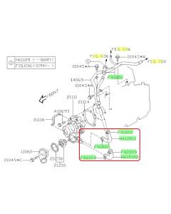 Subaru OEM Complete Coolant Hose Kit (05-06 LGT)