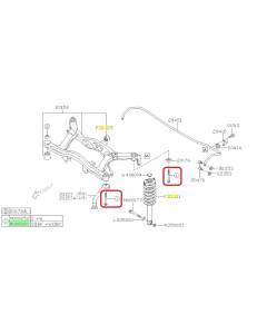 Subaru OEM Rear Subframe Bolt - 901000283