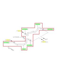 Subaru OEM Heater Hose Kit (10-12 Legacy)