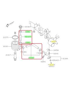 Subaru OEM Oil Cooler Hose Kit (10-12 LGT)