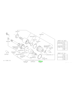 Subaru OEM Rear Axles (02-05 WRX - Sedan)