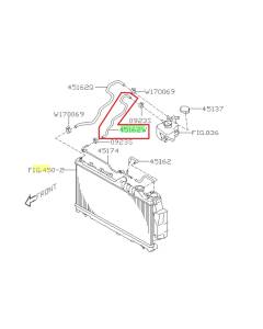 Subaru OEM Coolant Hose - 45162VA000 (15-21 STI)