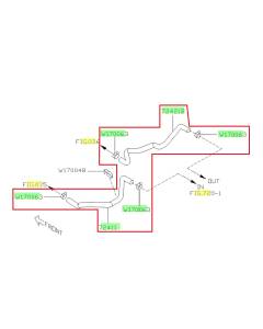Subaru OEM Heater Hose Kit (13-14 Legacy - 25B)