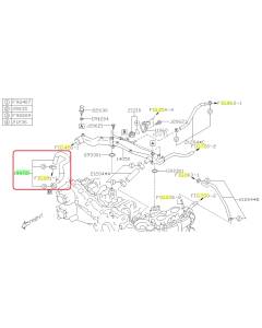 Subaru OEM Coolant Crossover Hose - 14472AA490 (15-19 Legacy - 25B)