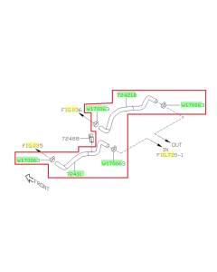 Subaru OEM Heater Hose Kit (15-19 Legacy - 25B)