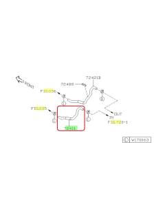 Subaru OEM Heater Hose - Inlet (15-21 STI)
