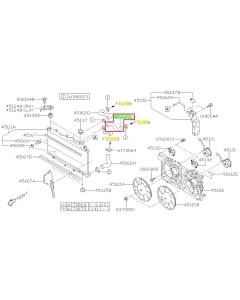 Subaru OEM Radiator Hose - 45161AL100 (15-19 Legacy - 36D)