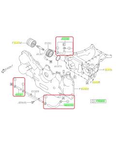 Subaru OEM Oil Cooler Hose Kit (15-19 Legacy - 36D)
