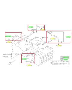 Subaru OEM Coolant Crossover Hose Kit (15-19 Legacy - 36D)