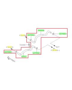 Subaru OEM Heater Hose Kit (15-19 Legacy - 36D)