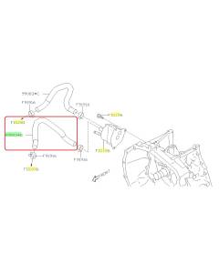 Subaru OEM CVT Cooler Coolant Hose - 99083AA68A (20-25 Legacy - 25D)