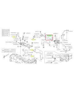 Subaru OEM Coolant Crossover Hose - 99083AA460 (20-25 Legacy - 25D)