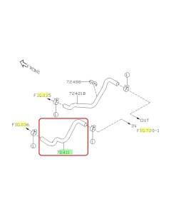 Subaru OEM Heater Core Hose - Inlet (20-25 Legacy - 25D)
