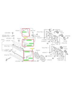 Subaru OEM Radiator Hose Kit (20-25 Legacy - 25D)