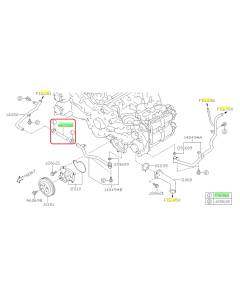 Subaru OEM Complete Coolant Hose Kit (20-25 Legacy - 25D)