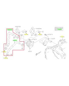 Subaru OEM CVT Cooler Hose Kit (20-25 Legacy - 24F)