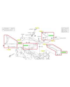 Subaru OEM Coolant Crossover Hose Kit (20-25 Legacy - 24F)